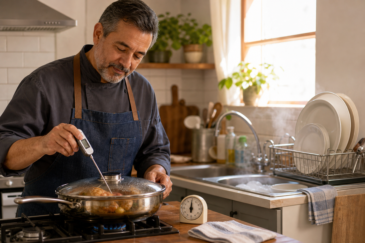 Watch the Clock, Read the Thermometer: Safety From Prep to Cleanup