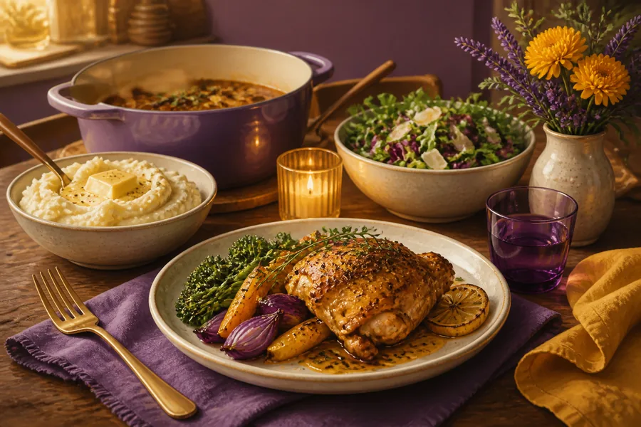 Dinner recipe illustration
