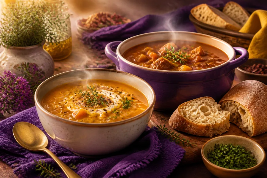 Soup recipe illustration