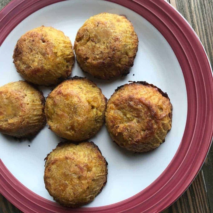 Laos Plantain Coconut Bake (Flourless Muffin)